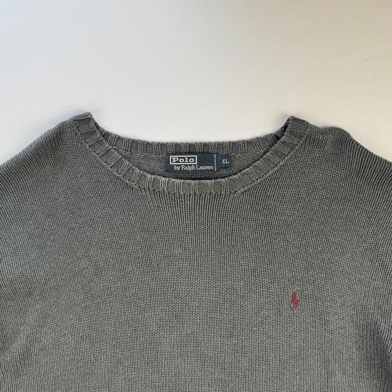 Polo By Ralph Lauren Crewneck Knit Sweater in Grey Size XL