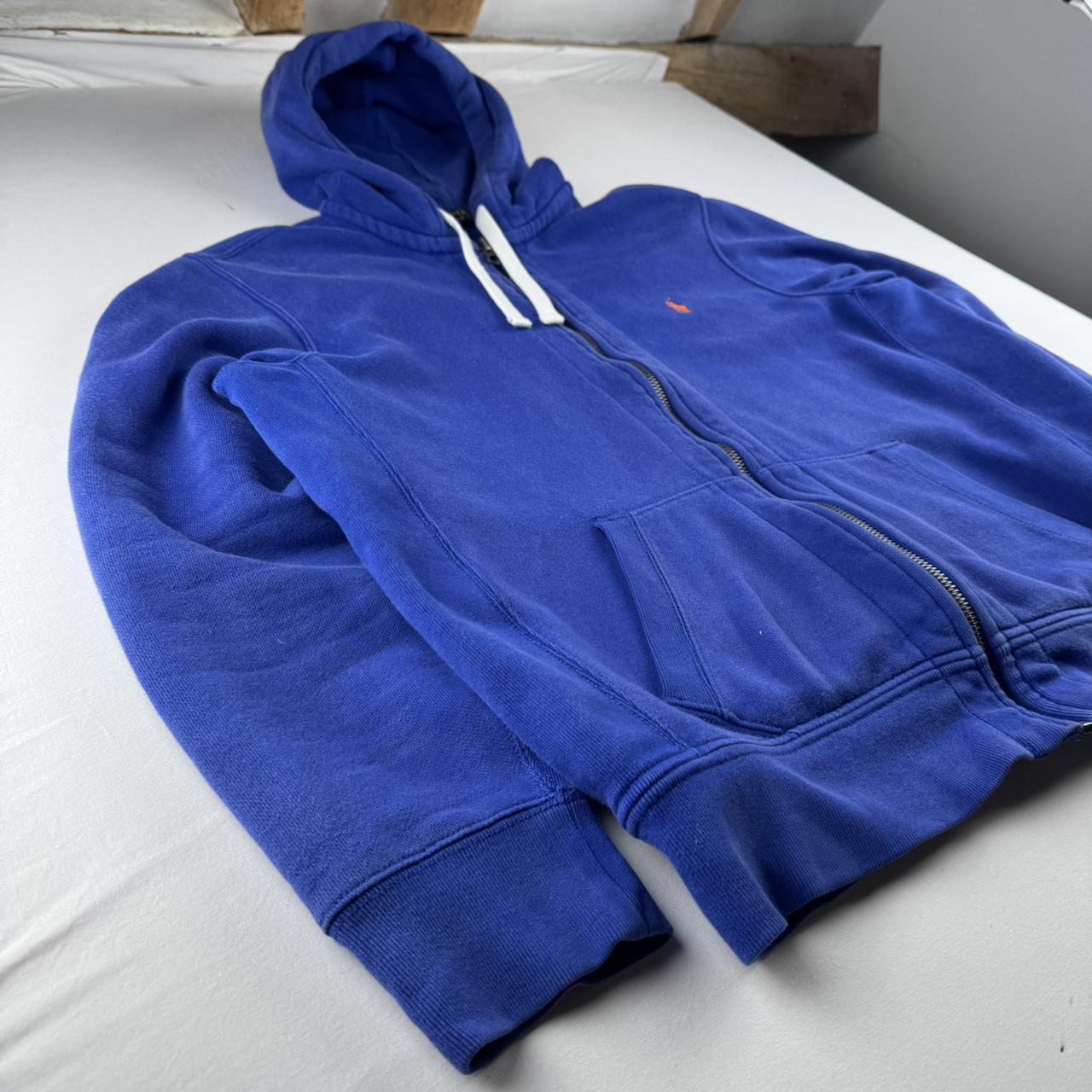 Unisex Polo Ralph Lauren Thick Oversized Full Zip Hoodie L
