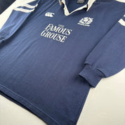 Late 1990s Scotland Rugby Canterbury Rugby Polo Shirt L