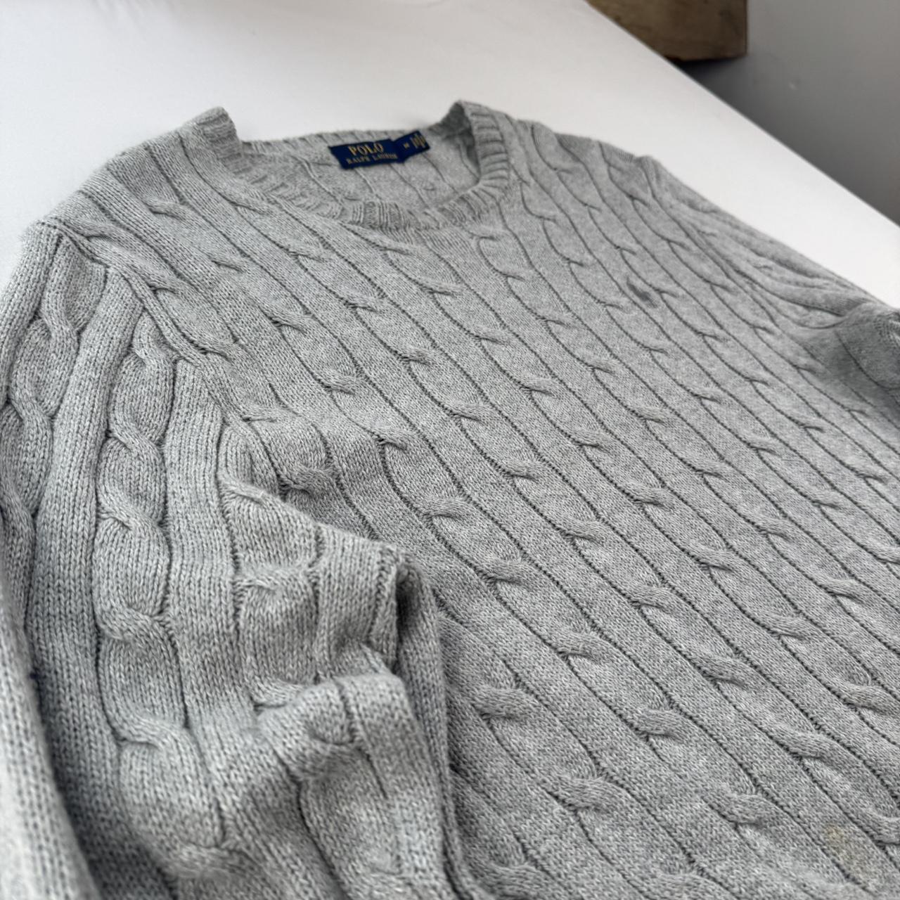 Polo Ralph Lauren Embroidered Logo Cable Knitted Jumper M
