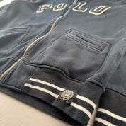 Polo Ralph Lauren Cotton Embroidered Fleece Logo Full Zip L