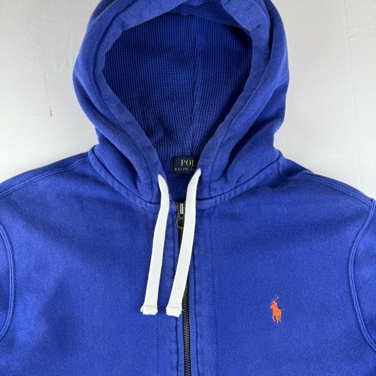 Unisex Polo Ralph Lauren Thick Oversized Full Zip Hoodie L