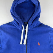 Unisex Polo Ralph Lauren Thick Oversized Full Zip Hoodie L