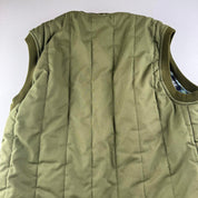 Barbour Embroidered Plaid Lining Puffer Gilet M