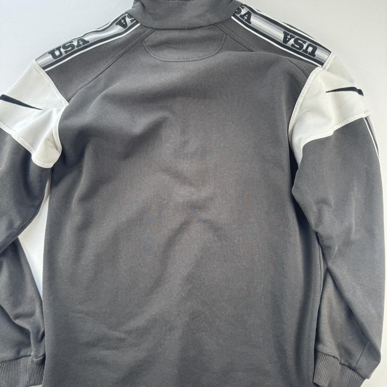 Womens 1990s Nike Embroidered Quarter Zip Fleece XL