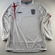 Umbro England 2004-06 Home Long Sleeve Playing Shirt M