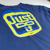1990s Nike Centre Swoosh Oversized Just do it Back Print T Shirt Medium