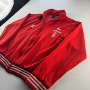 Mid 2000s Adidas England 6 Womens Tracksuit Jacket L
