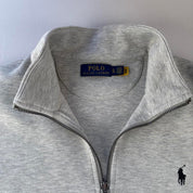 Polo Ralph Lauren Embroidered Pony Grey Quarter Zip Fleece XL