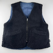 Unisex Rare Stussy Reversible Sherpa Corduroy Gilet Size Small