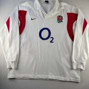 Nike England Rugby 2009 Rugby Polo Shirt XL