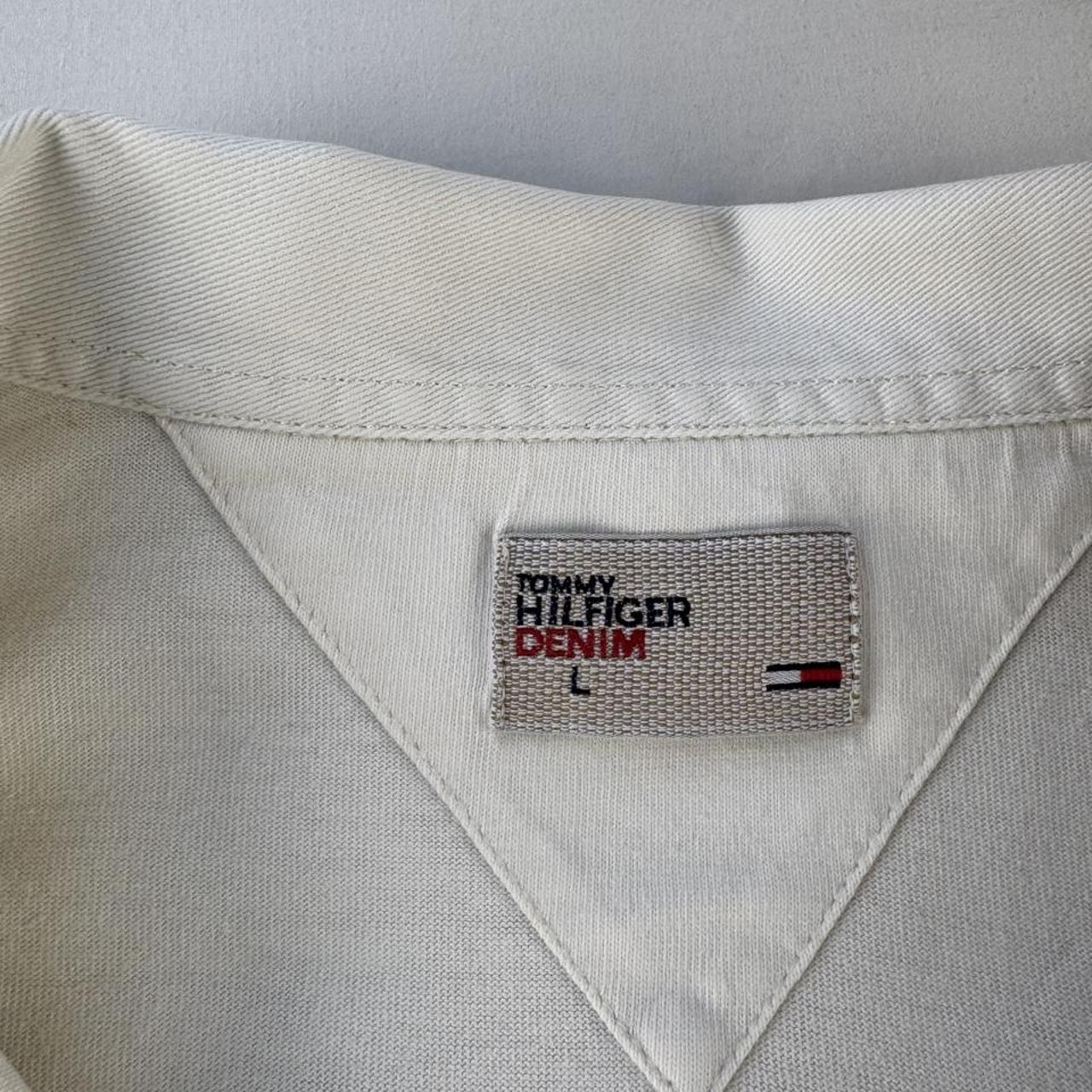 Tommy Hilfiger Embroidered Thick Rugby Polo Shirt L