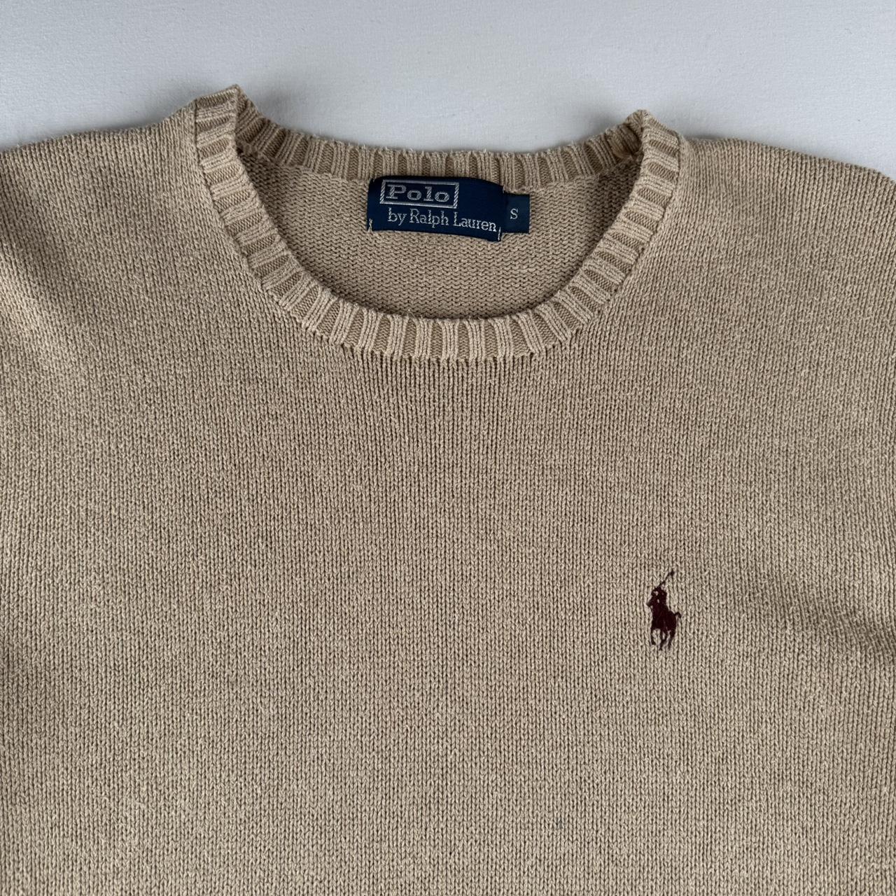 Unisex Polo Ralph Lauren Embroidered Pony Knitted Crewneck Small