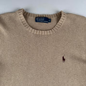 Unisex Polo Ralph Lauren Embroidered Pony Knitted Crewneck Small