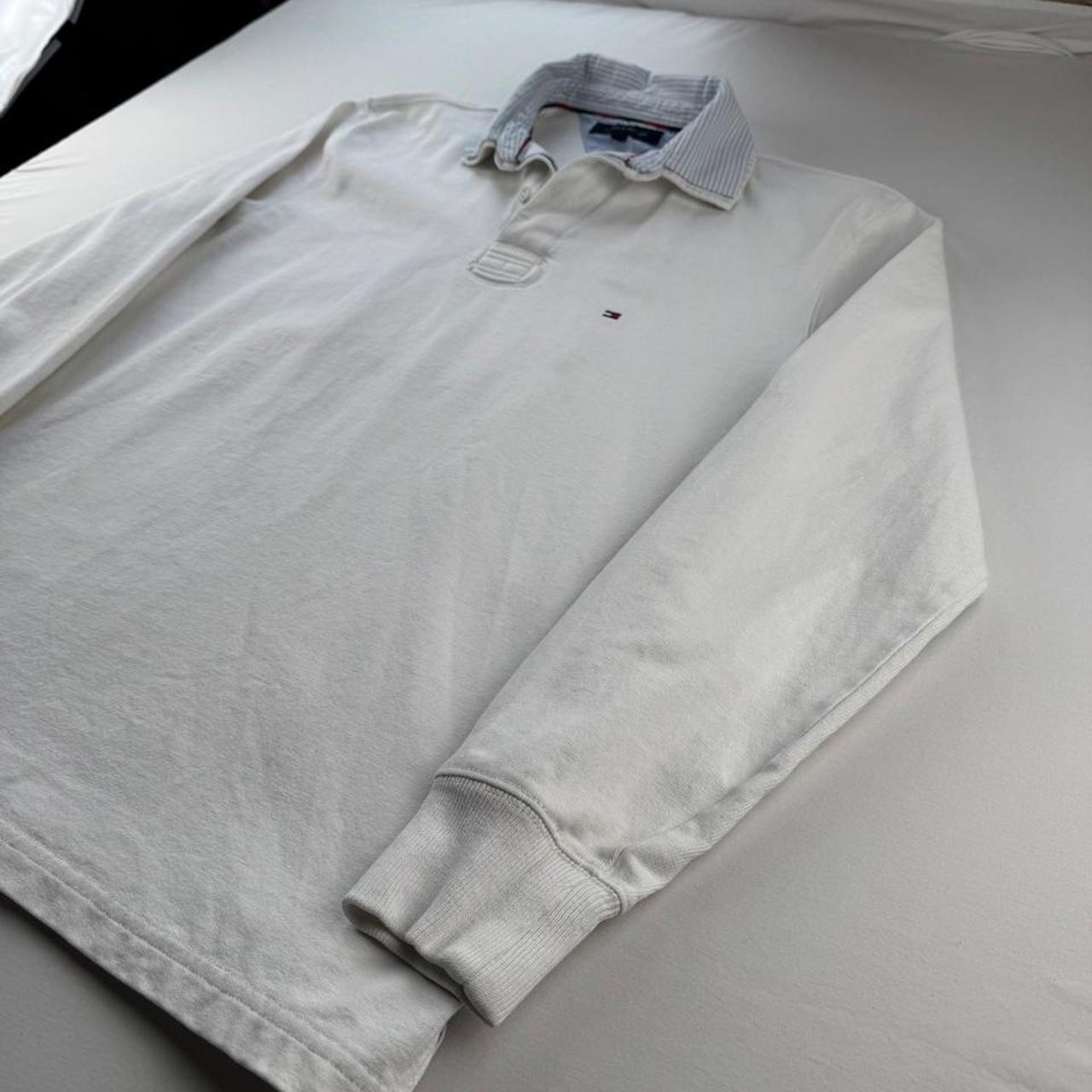 Tommy Hilfiger Embroidered Spellout Rugby Polo L