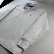 Tommy Hilfiger Embroidered Spellout Rugby Polo L