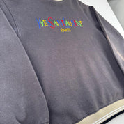 Yves Saint Laurent Crewneck Sweatshirt in Brown Size S