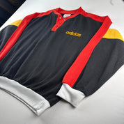 1990s Adidas Embroidered Spellout Oversized Jumper S