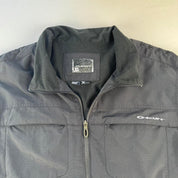Rare 2000s Oakley Spellout Chore Jacket with Back Centre Logo XL