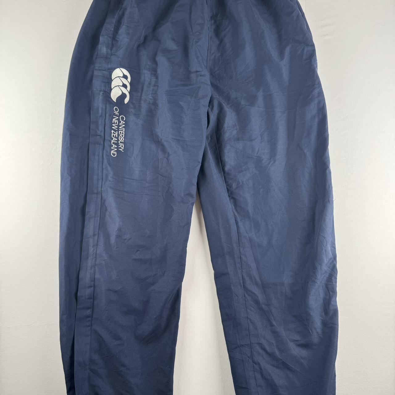 Canterbury Navy and White Cuffed Joggers Medium