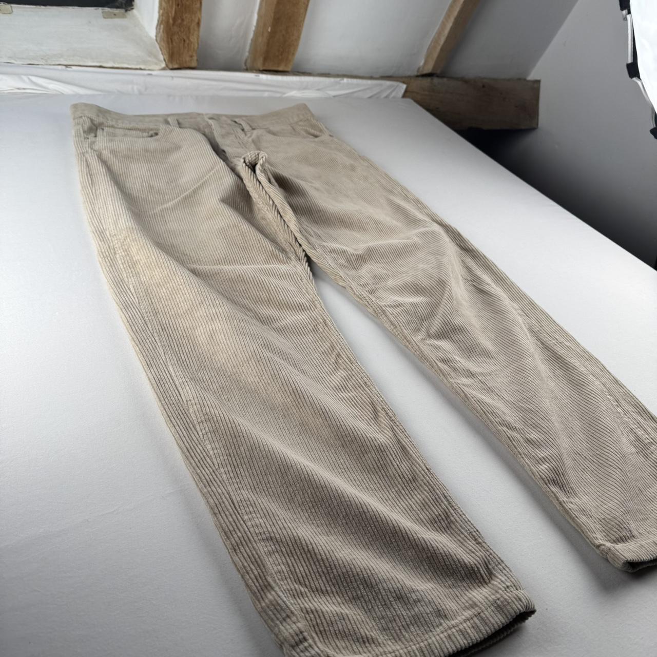 Carhartt WIP Cream Corduory Newel Pant 32W