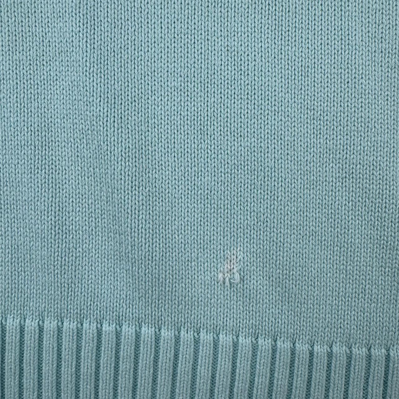 Yves Saint Laurent Crewneck Knit Sweater in Blue Size XL