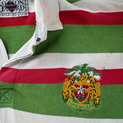 1993-95 Leicester Tigers Cotton Oxford Rugby Polo Shirt L