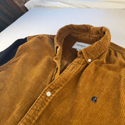 Tricolour Carhartt WIP Long Sleeve Madison Corduroy Button Down Shirt XL
