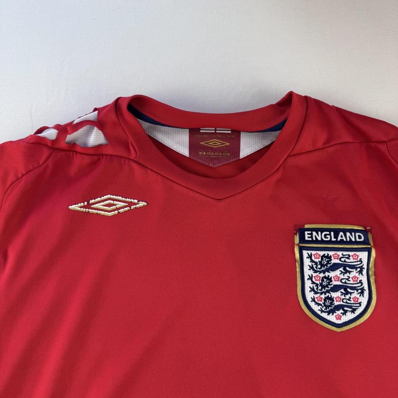 2007-09 Umbro England Away Jersey XL