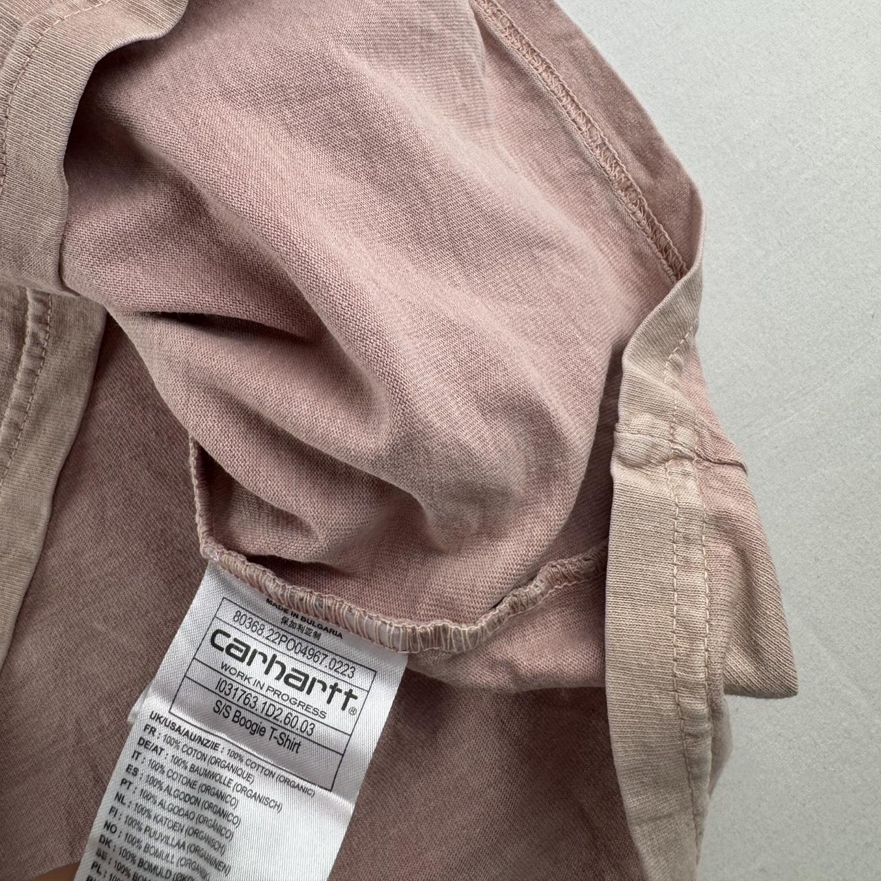 Carhartt WIP Graphic Boogie T Shirt Salmon Pink L