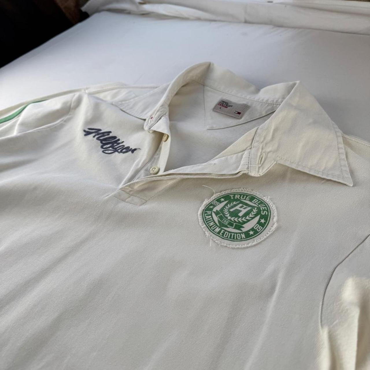 Tommy Hilfiger Embroidered Thick Rugby Polo Shirt L