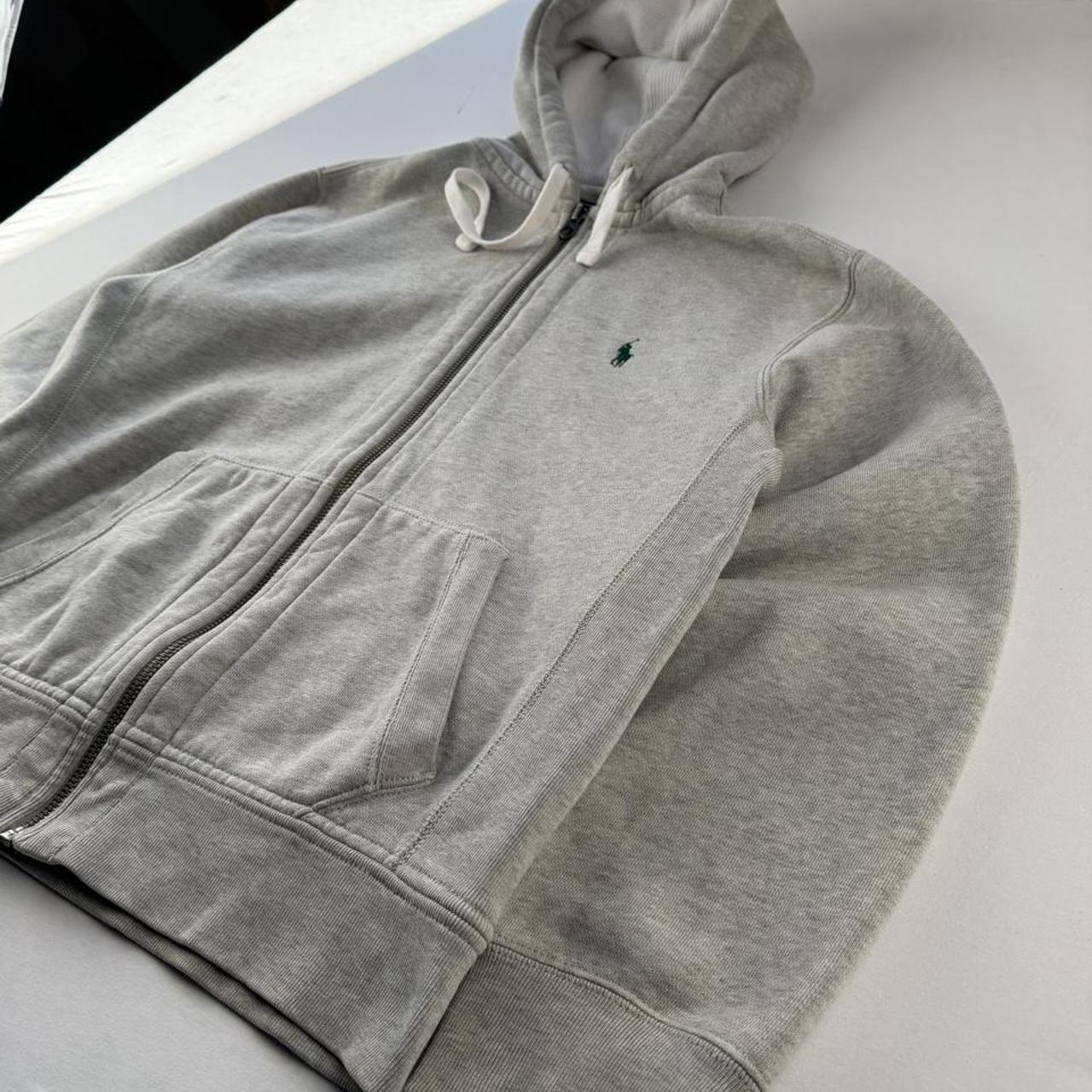 Polo Ralph Lauren Embroidered Green Pony Heavyweight Full Zip Hoodie S