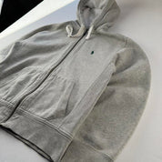 Polo Ralph Lauren Embroidered Green Pony Heavyweight Full Zip Hoodie S