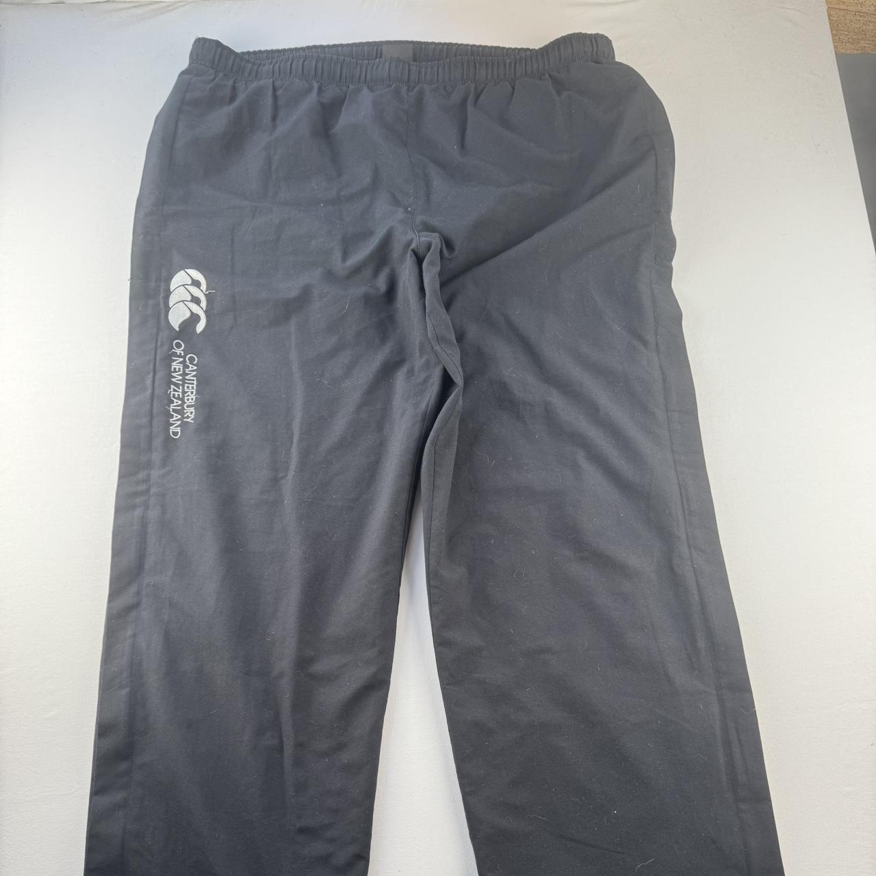 Black Uncuffed Canterbury Joggers L
