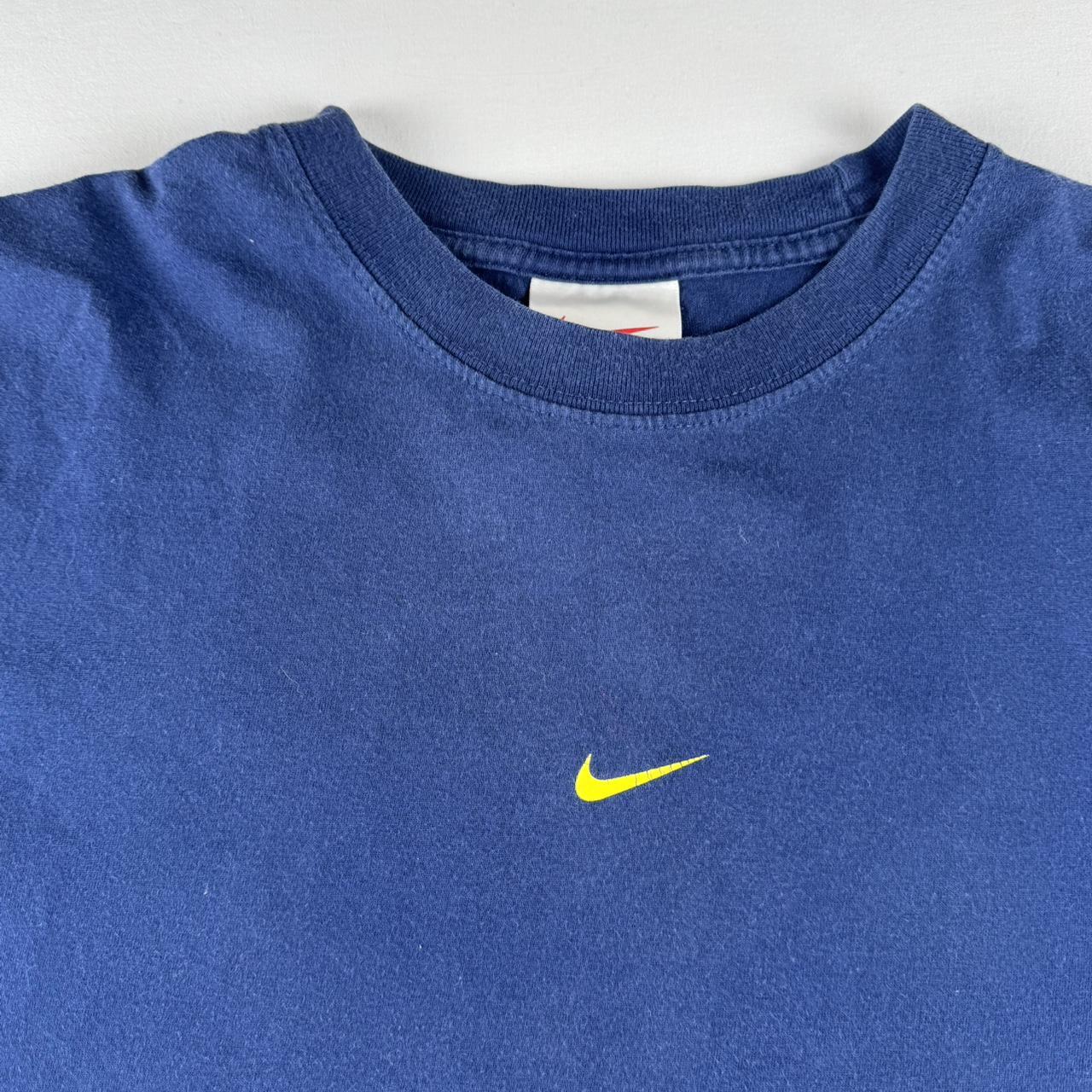 1990s Nike Centre Swoosh Oversized Just do it Back Print T Shirt Medium
