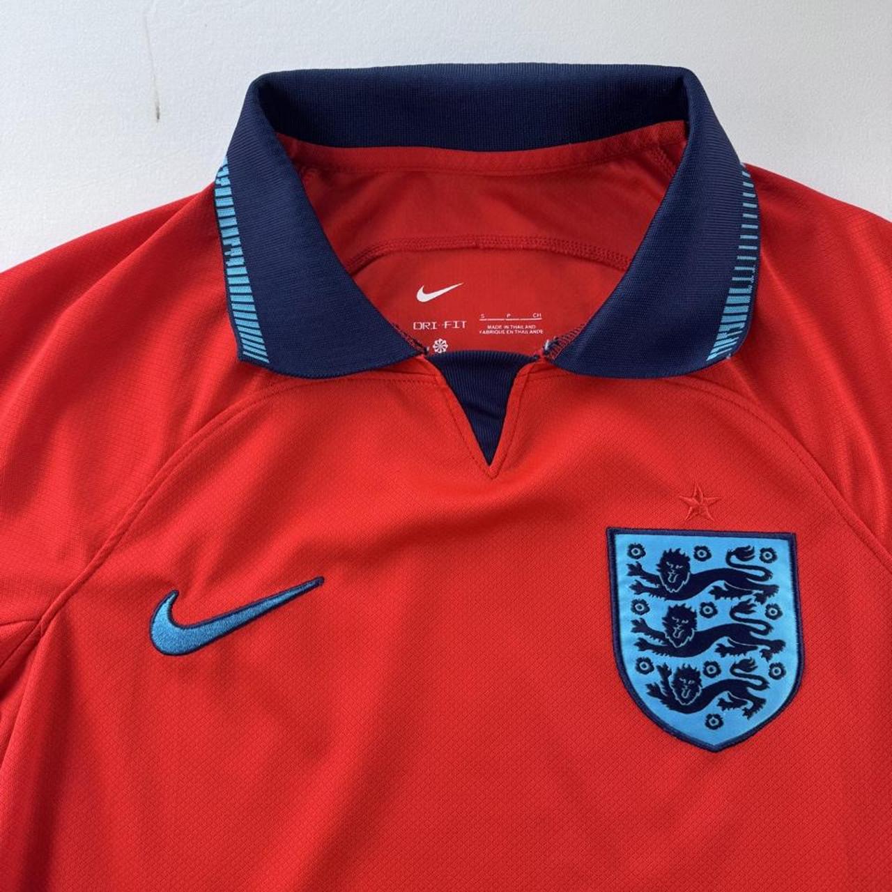 2022 England Nike Red Away Jersey S
