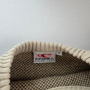 1990s O'Neill Nordic Spellout Knitted Jumper L