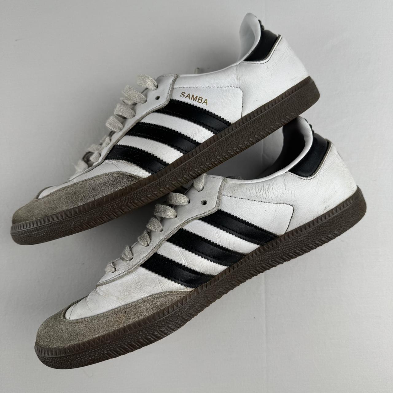 Adidas Sambas OG White and Black UK9