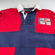 Polo Ralph Lauren Embroidered Vintage Rugby Polo Shirt L