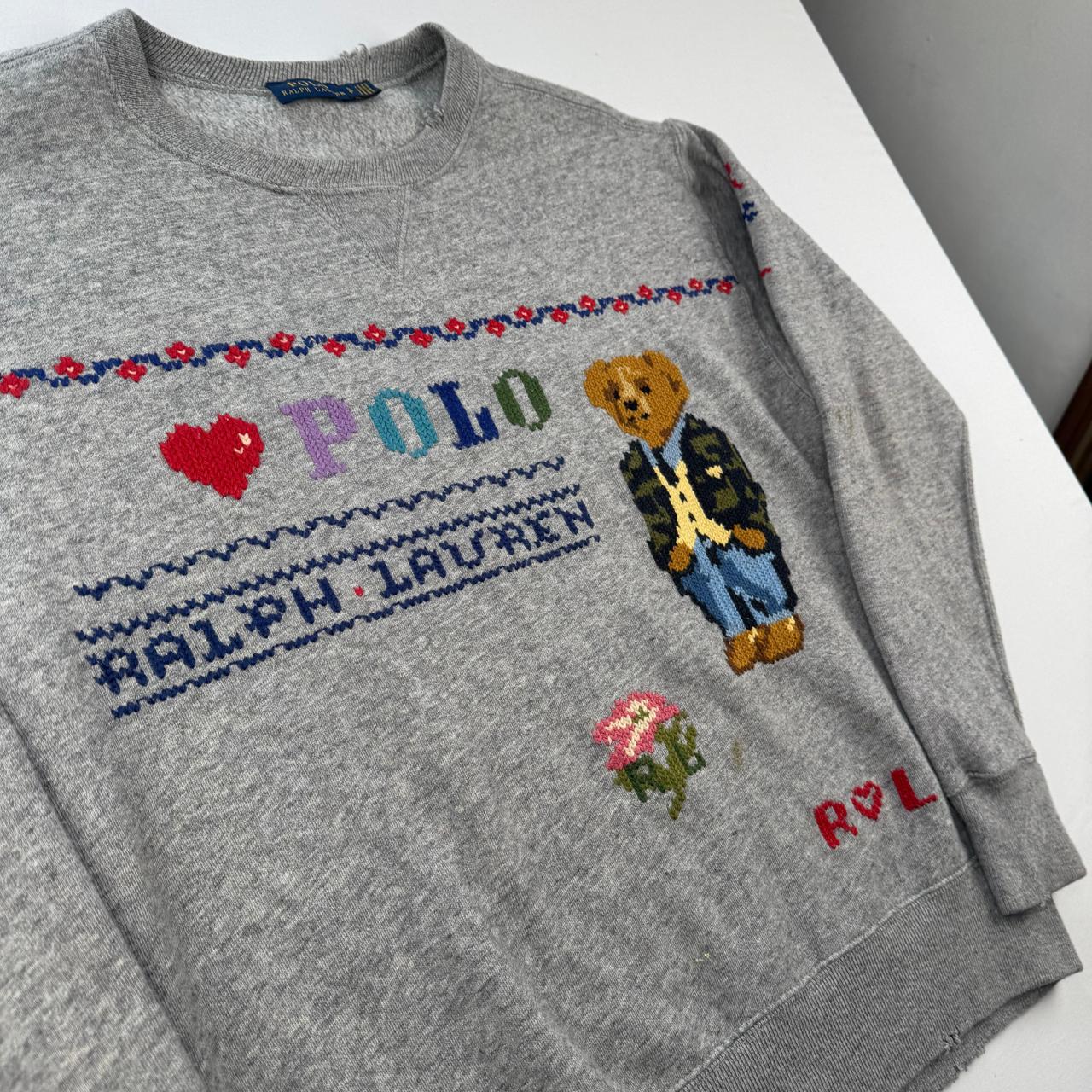 Polo Ralph Lauren Crewneck Sweatshirt in Grey Size S
