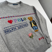 Polo Ralph Lauren Crewneck Sweatshirt in Grey Size S