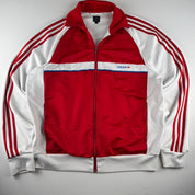 Early 2000s Adidas Embroidered Spellout Track Jacket XL