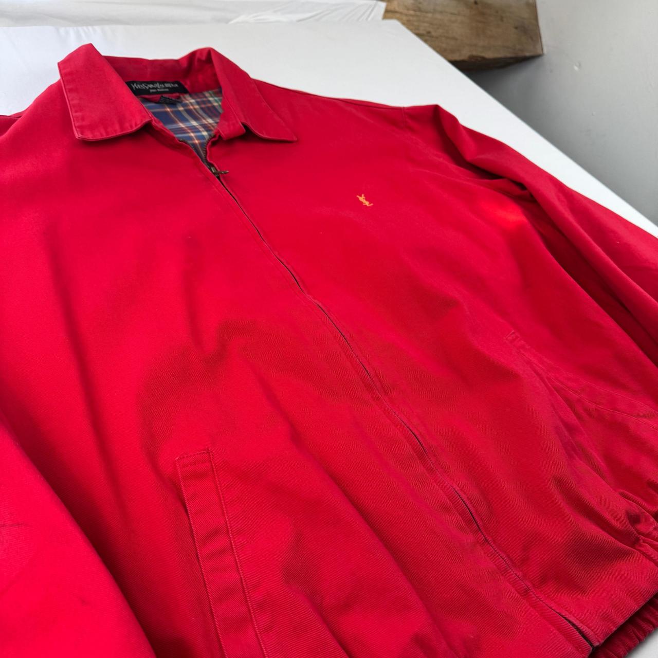 Yves Saint Laurent Jacket in Red Size XL