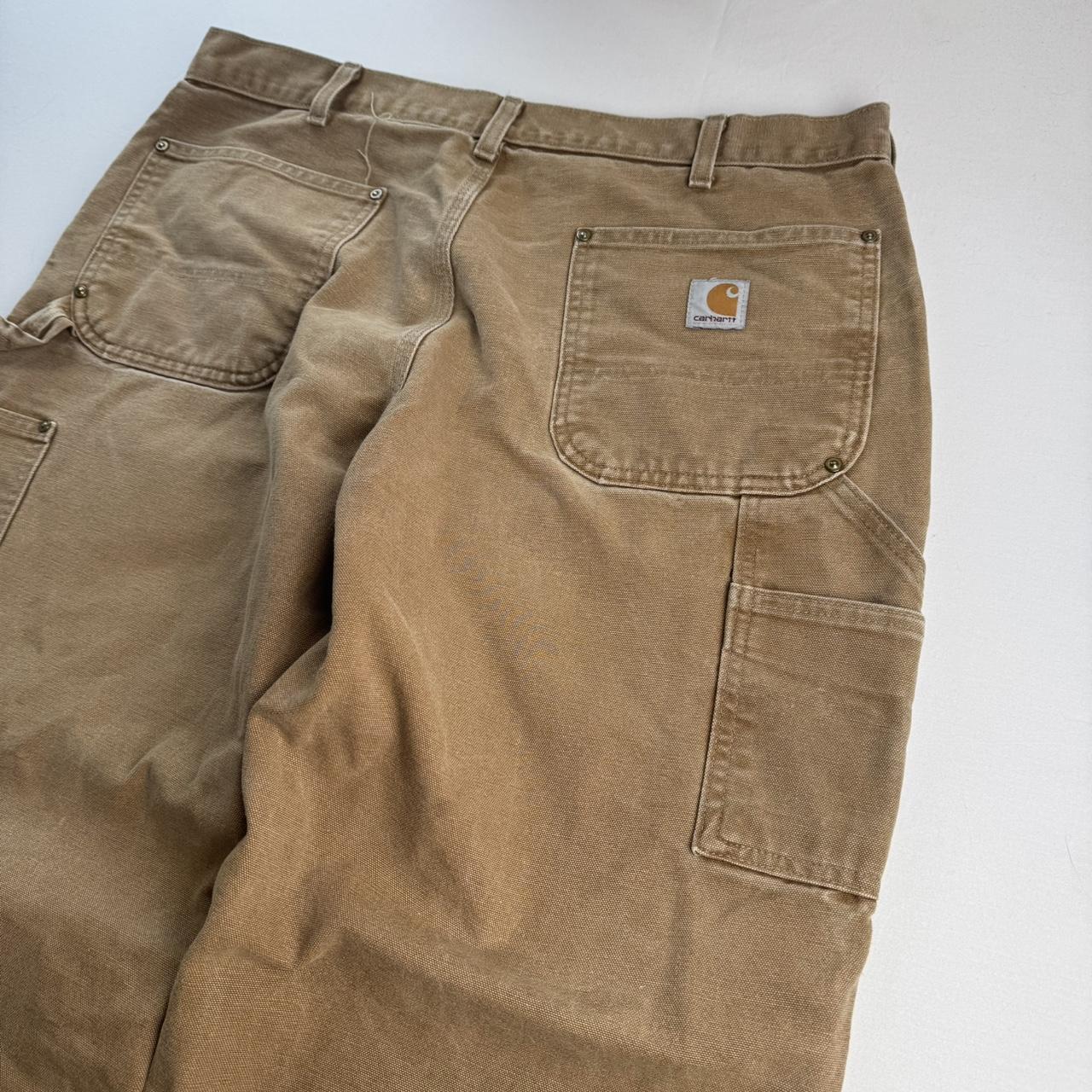 Made in USA Carhartt Heavyweight Double Knee Carpenter Trousers 34W 30L