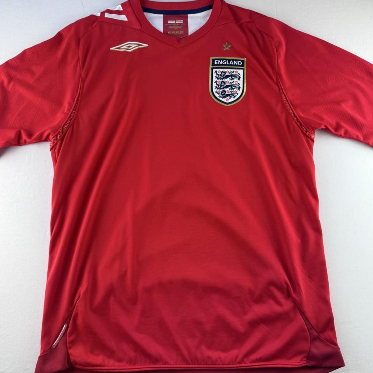 2007-09 Umbro England Away Jersey L