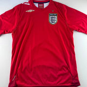 2007-09 Umbro England Away Jersey L