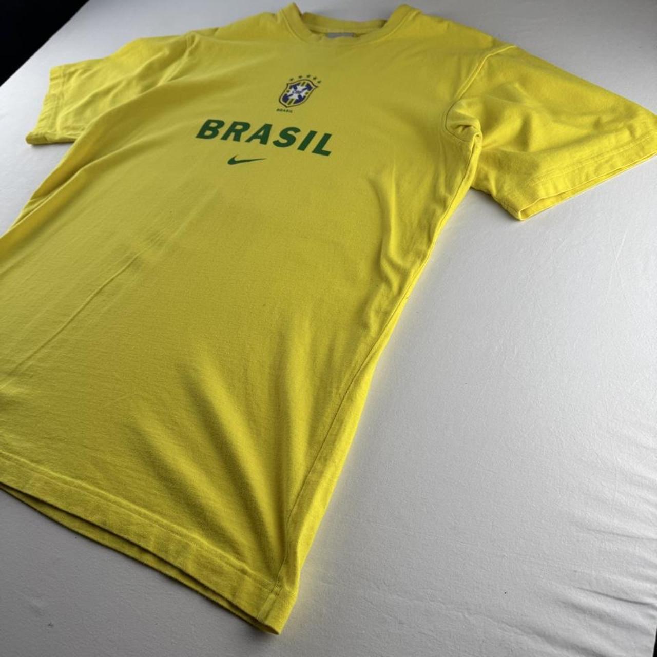 Early 2000s Nike Brazil R9 Ronaldo T Shirt L