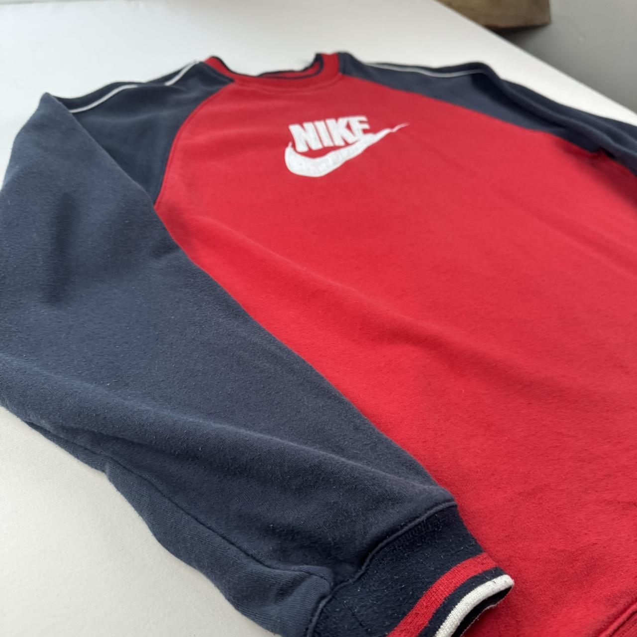 2000s Nike Oversized Embroidered Sweatshirt L