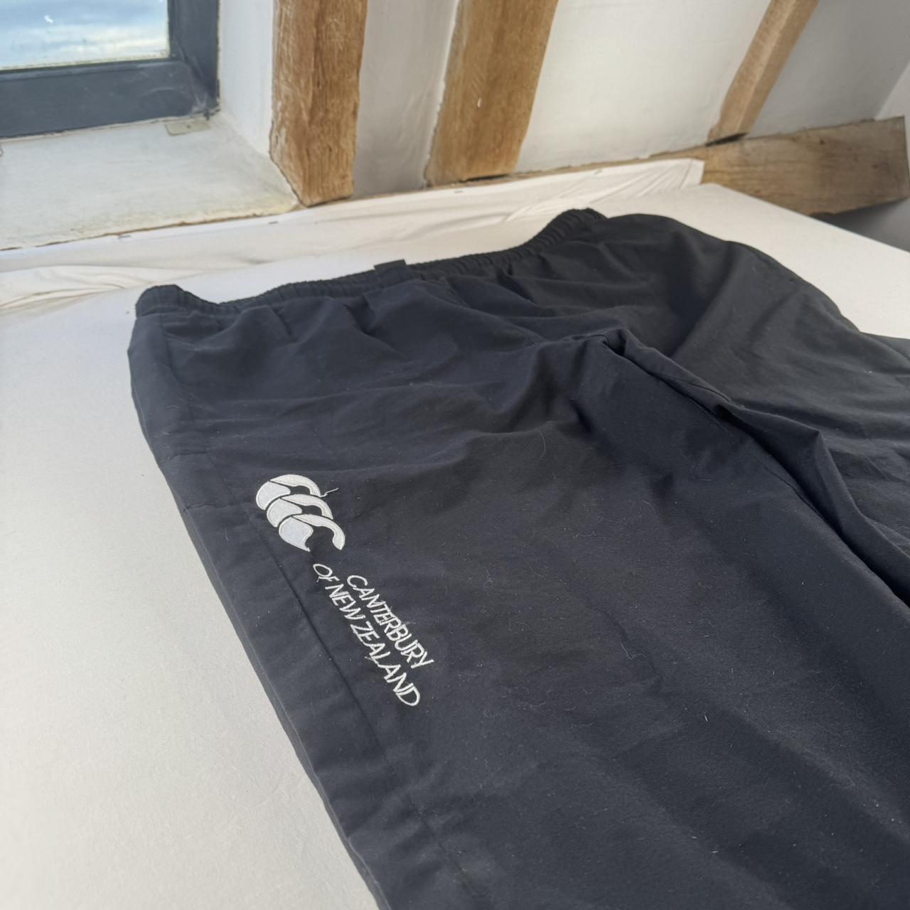 Black Uncuffed Canterbury Joggers L