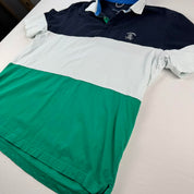 Nautica Short Sleeve Striped Rugby Polo XXL